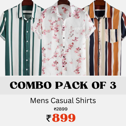 Trio Tones Casual Shirts for Men