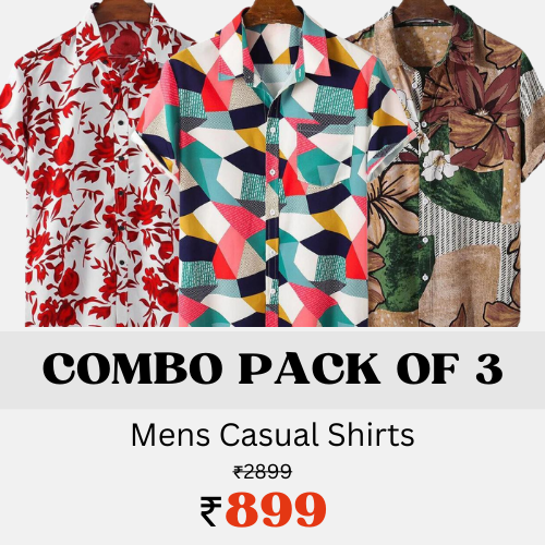 Ternary Trends Casual Shirts for Men