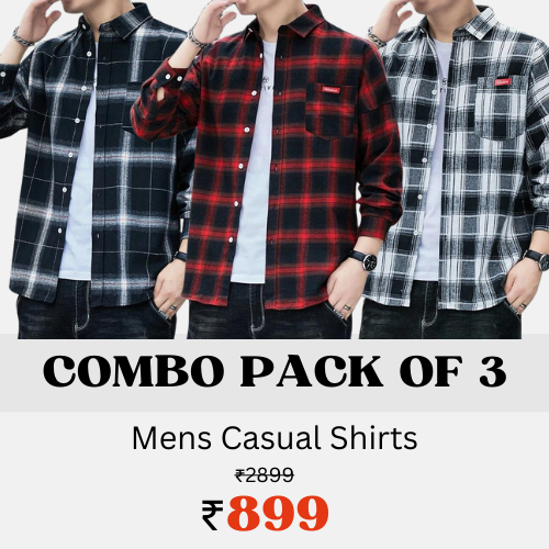 Three-Piece Panache Casual Shirts for Men
